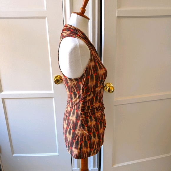 Viereck pattern v neck top Size xs - Picture 5 of 12